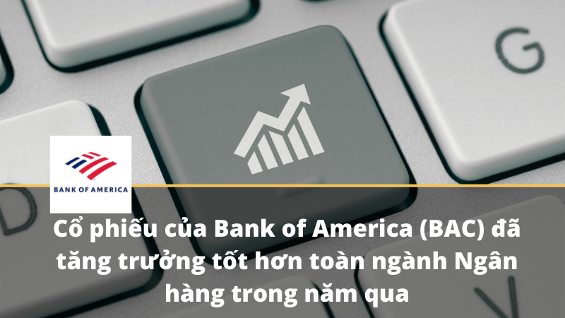 Cổ phiếu của Bank of America (BAC) đã tăng trưởng tốt hơn toàn ngành Ngân hàng trong năm qua